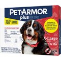 PetArmor Plus Flea & Tick Spot Treatment for Dogs, 89-132 lbs, 6 Doses (6-mos. supply)