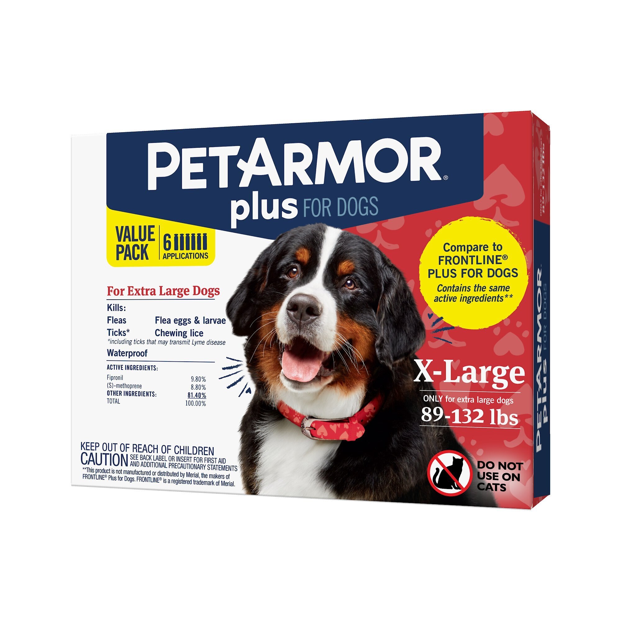 PETARMOR Plus Flea & Tick Spot Treatment for Dogs, 89132 lbs Customer