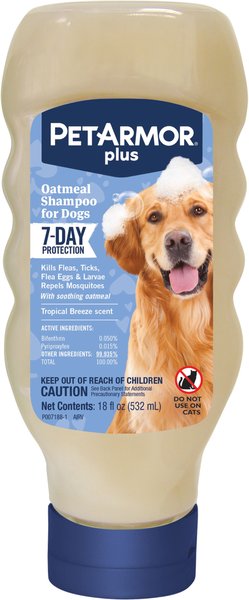 Dog md flea and tick oatmeal shampoo hotsell