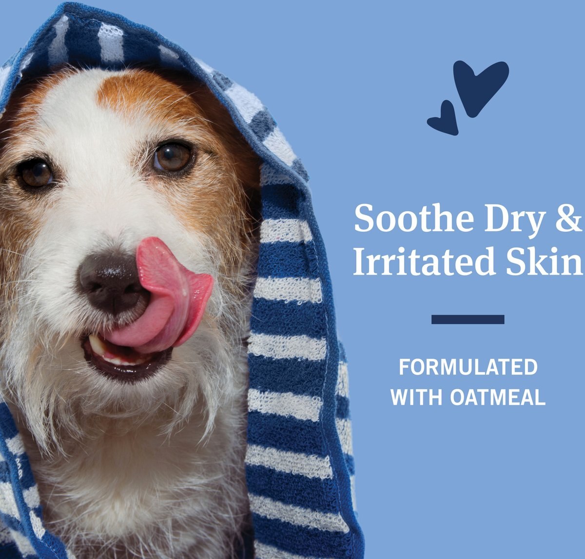 PETARMOR Plus Oatmeal Shampoo for Dogs, 18oz bottle