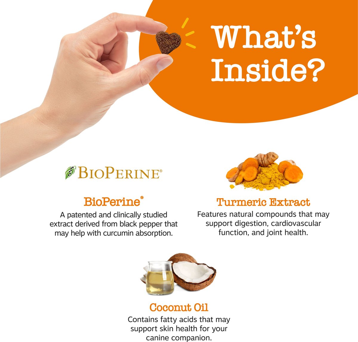 ZESTY PAWS Turmeric Curcumin Bites Bacon Flavored Soft Chews