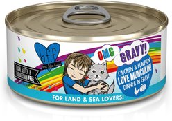 BFF OMG Love Munchkin! Chicken & Pumpkin Dinner in Gravy Grain-Free Canned Cat Food, 5.5-oz, case of 8
