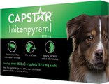Capstar Flea Oral Treatment for Dogs, over 25 lbs, 6 Tablets