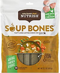 Rachael Ray Nutrish Soup Bones Chicken & Veggies Flavor Dog Treats, 23.1-oz bag slide 1 of 8