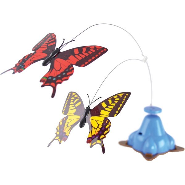 PET ZONE Fly By Spinner Interactive Cat Toy