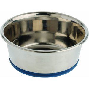 OurPets Durapet Premium Rubber-Bonded Stainless Steel Bowl, X-Small, 1.25 cup