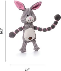 Charming Pet Thunda Tugga Bunny Squeaky Plush Dog Toy slide 2 of 6