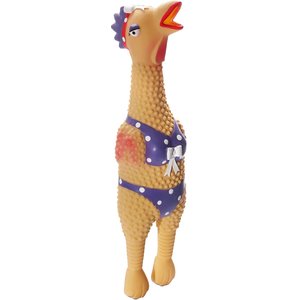 Charming Pet Squawkers Henrietta Squeaky Latex Dog Toy, Small