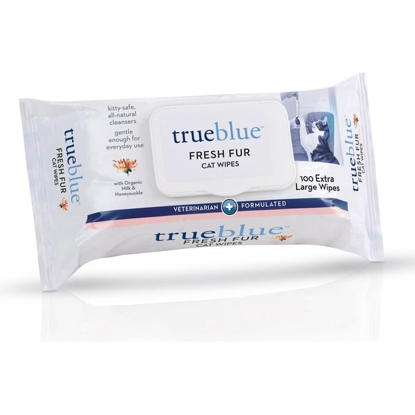 TRUEBLUE PET PRODUCTS Fresh Fur Cat Wipes, 100 count