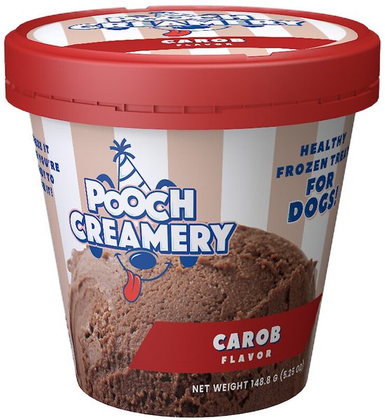 Pooch Creamery Carob Flavor Ice Cream Mix Dog Treat, 5.25-oz cup slide 1 of 3