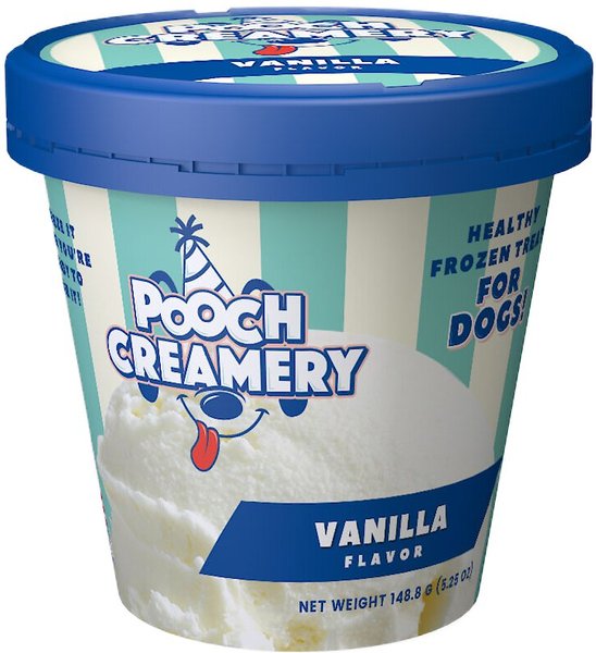 Pooch Creamery Vanilla Flavor Ice Cream Mix Dog Treat, 5.25-oz cup slide 1 of 5