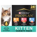 Purina Pro Plan Focus Kitten Favorites Variety Pack Canned Cat Food, 3-oz can, case of 24