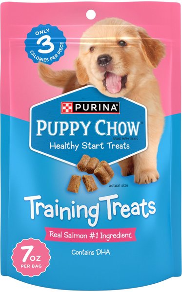 Puppy Chow Healthy Start Salmon Flavor Training Dog Treats, 7-oz pouch slide 1 of 10