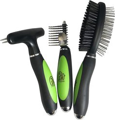 Pet Magasin Professional Grooming Set, Pack of 3, Green