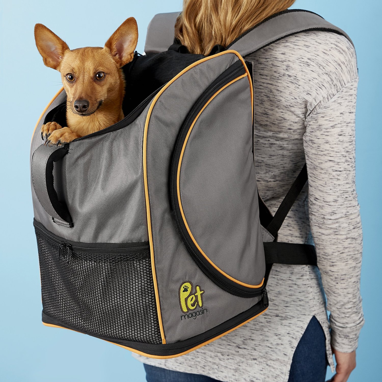 PET MAGASIN Premium Dog & Cat Carrier Backpack