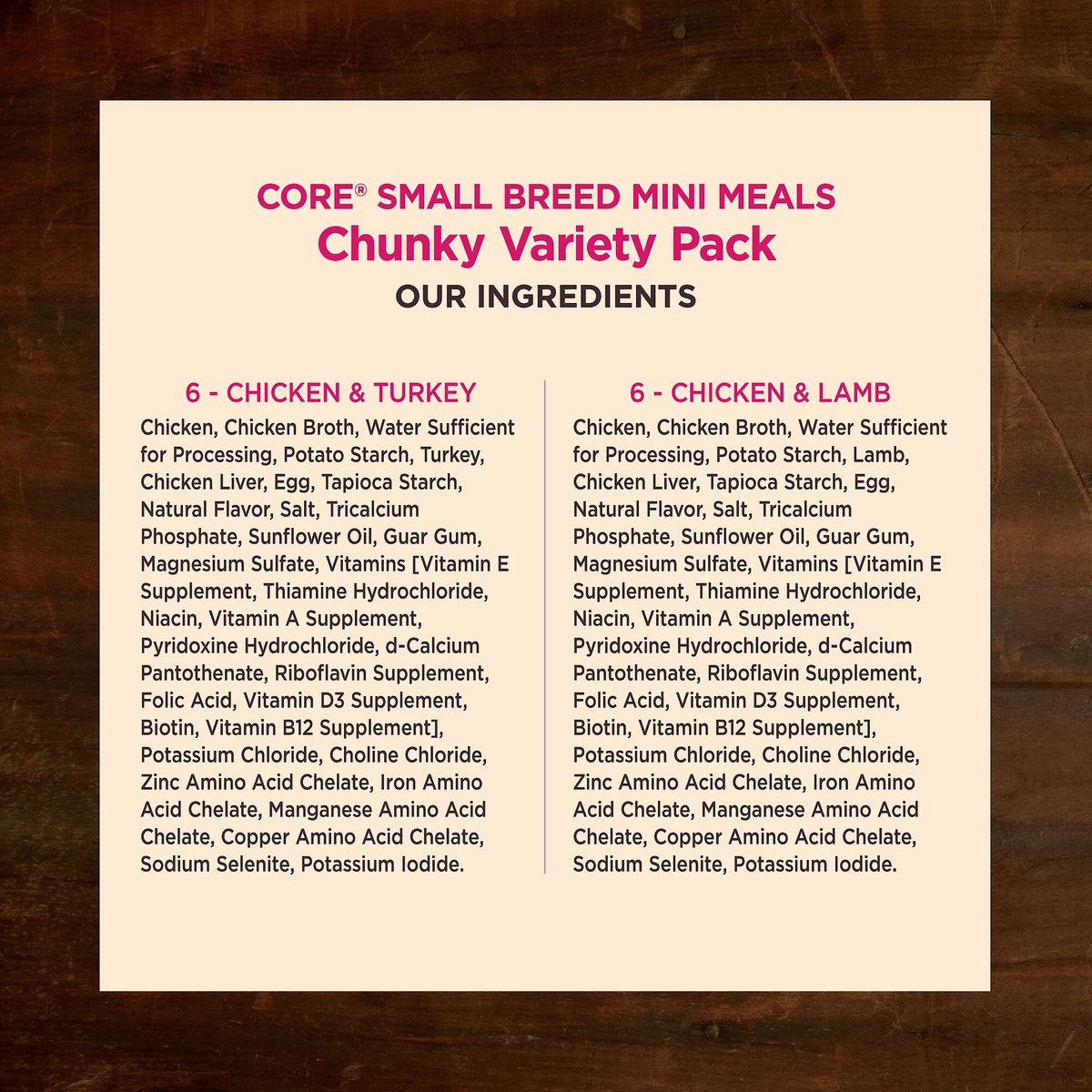 Wellness core mini clearance meals