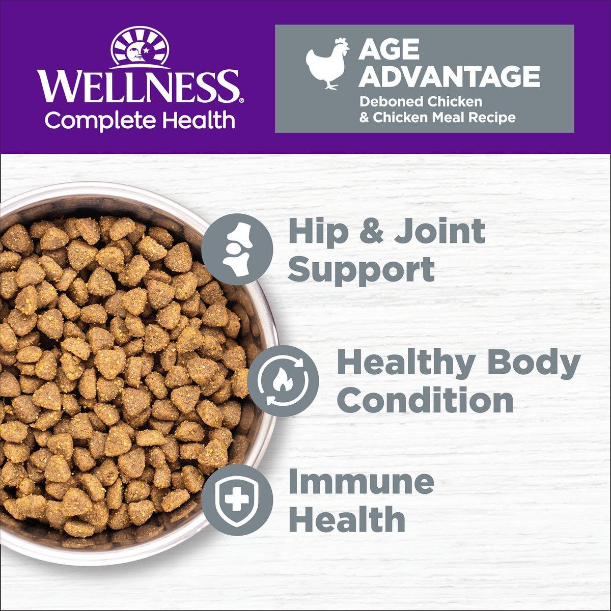 Wellness complete health senior hotsell cat food