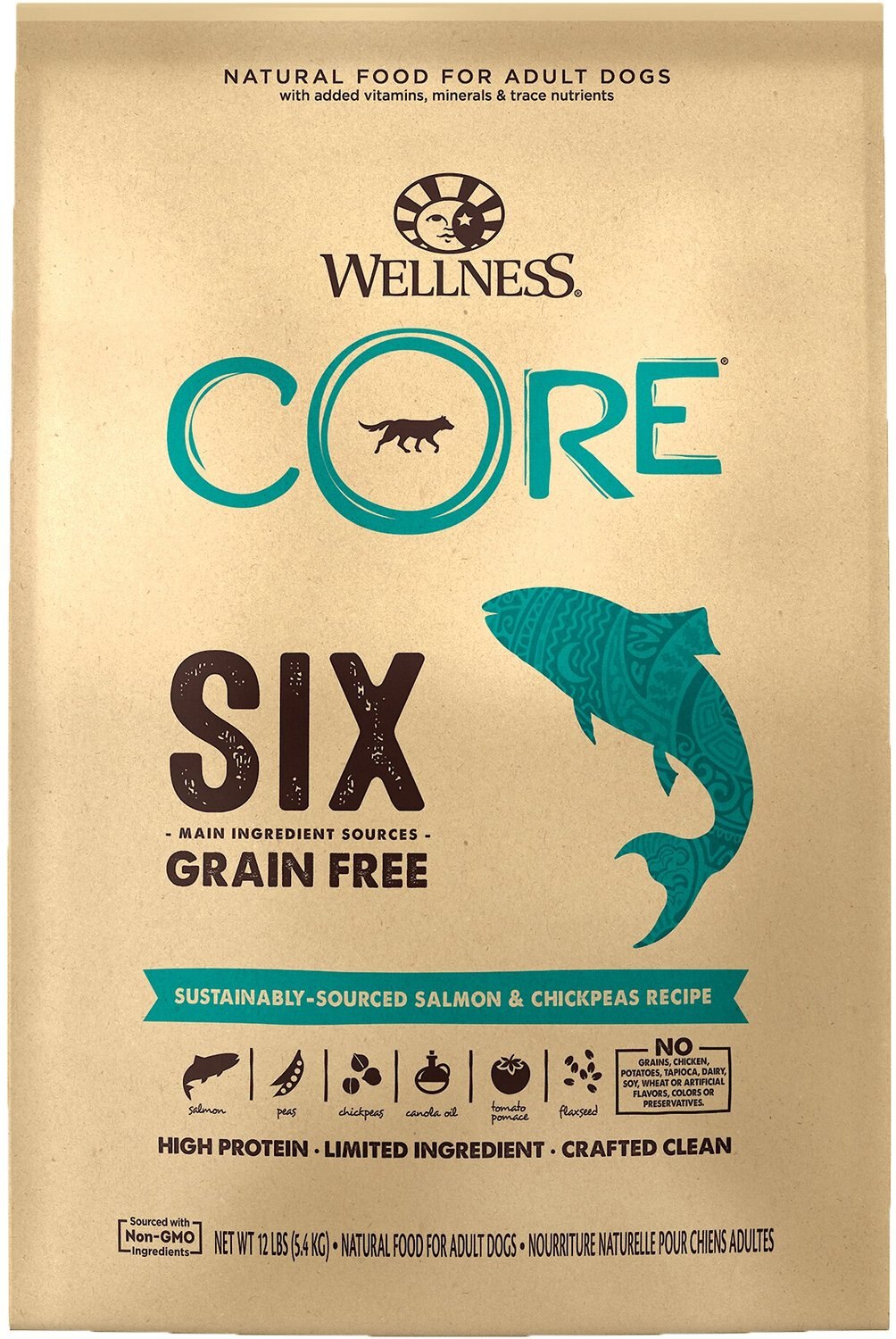 wellness core 6 ingredient dog food