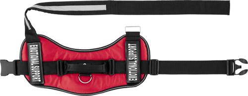 Show full view: Industrial Puppy Emotional Support Animal ESA Reflective Dog Harness & Leash, Red, XX-Large: 33 to 43-in chest slide 7 of 11