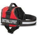 Industrial Puppy Emotional Support Animal ESA Reflective Dog Harness, Red, Large: 27 to 33.5-in chest