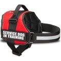 Industrial Puppy Service Dog In Training Vest Reflective Dog Harness, Red, Medium: 24 to 29-in chest