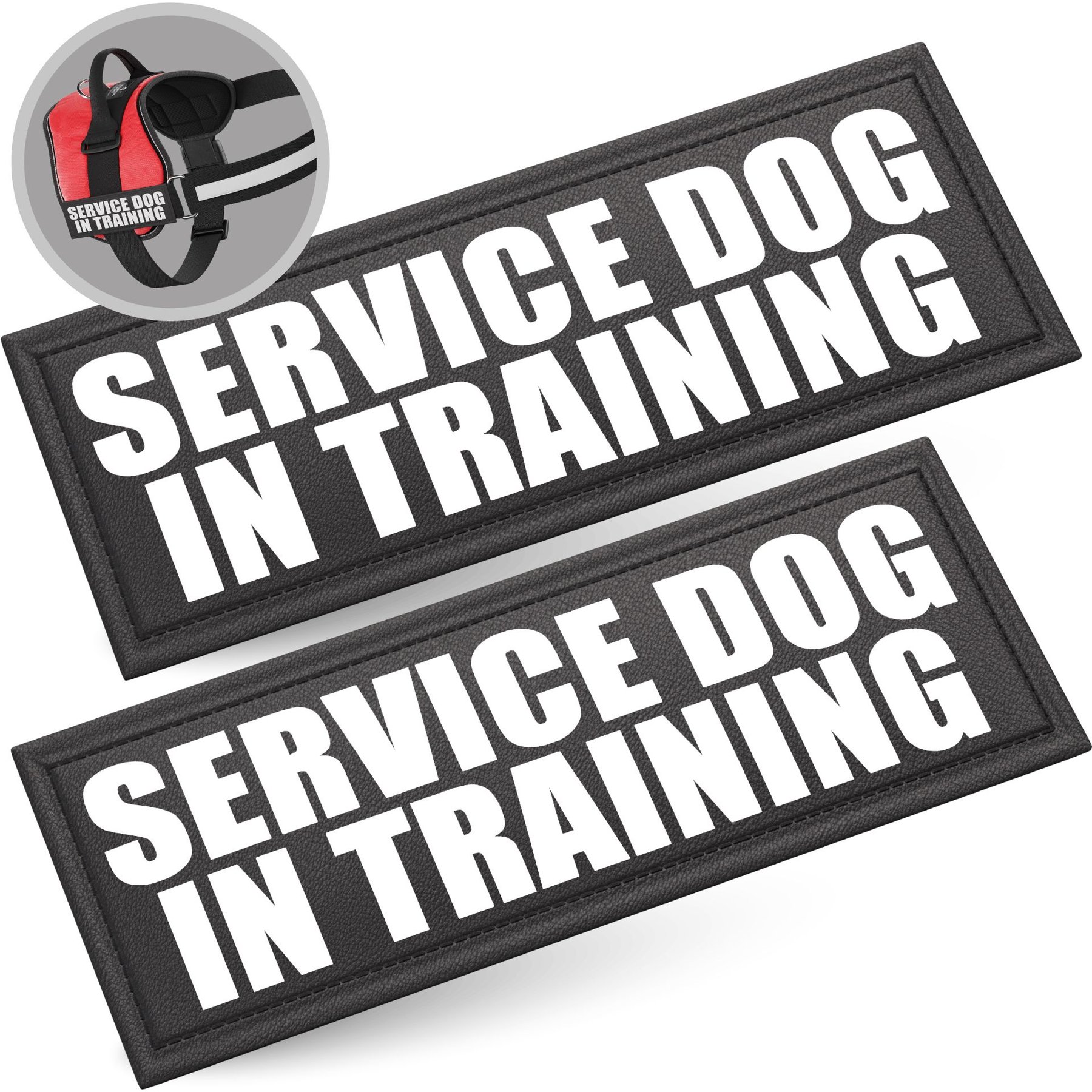 Industrial Puppy Service Dog in Training Patches, X-Small, 2 Count