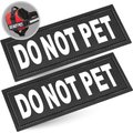 Industrial Puppy Do Not Pet Dog Patches, Large, 2 count