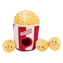 ZippyPaws Burrow Hide & Seek Plush Dog Toy, Popcorn Bucket