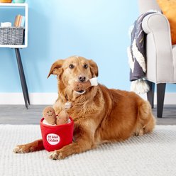 ZippyPaws Burrow Hide & Seek Plush Dog Toy, Bucket of Chicken slide 2 of 4