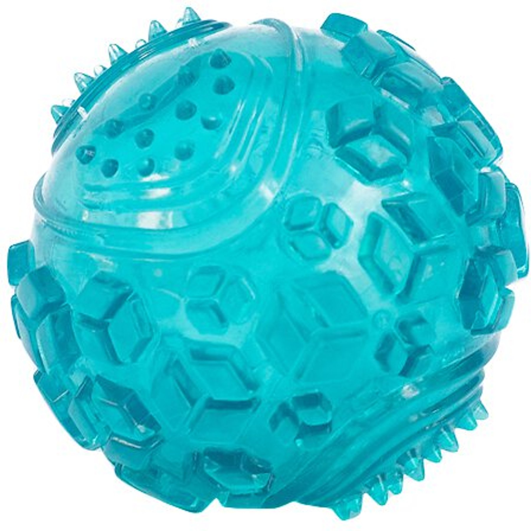 ZippyPaws ZippyTuff+ Treat Ball Dog Toy, Purple
