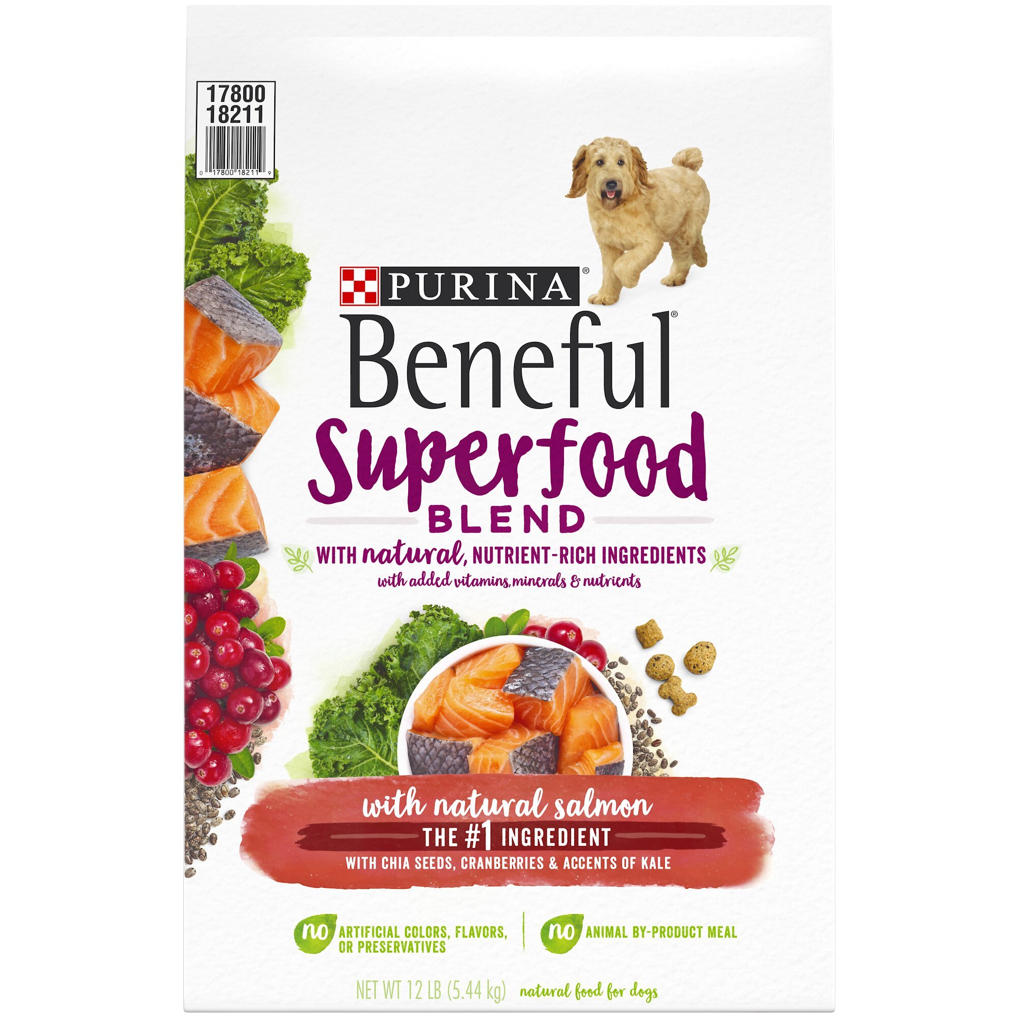 PURINA BENEFUL Natural Superfood Blend With Salmon Dry Dog Food