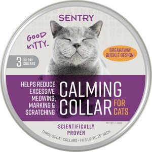 Sentry Good Behavior Calming Collar for Cats, up to 15-in neck, 3 count