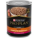 Purina Pro Plan Savor Classic Beef & Salmon Entree Grain-Free Canned Dog Food, 13-oz, case of 12