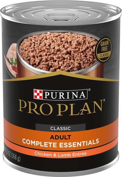 Purina Pro Plan Savor Classic Chicken & Lamb Entree Grain-Free Canned Dog Food, 13-oz, case of 12 slide 1 of 11