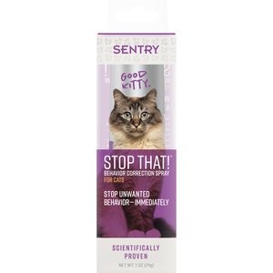 Sentry Stop That! Noise & Pheromone Cat Spray, 1-oz