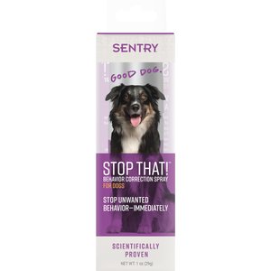 Sentry Stop That! Noise & Pheromone Dog Spray, 1-oz