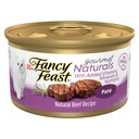 Fancy Feast Gourmet Naturals Beef Recipe Pate Canned Cat Food, 3-oz, case of 12