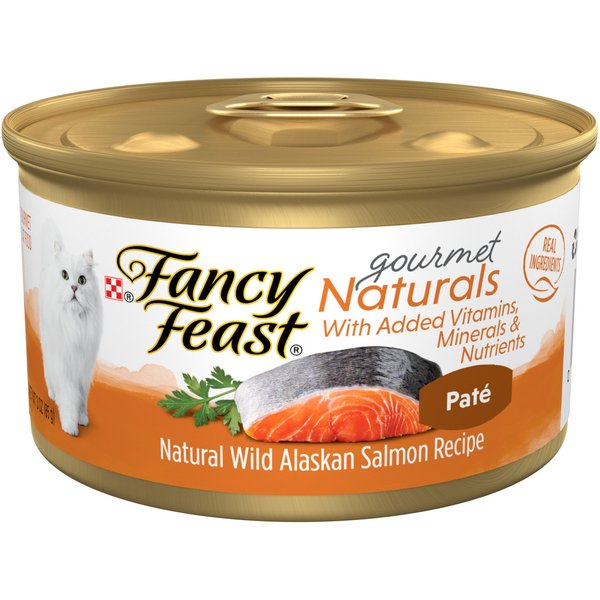 FANCY FEAST Gourmet Naturals White Meat Chicken Recipe Pate Canned Cat
