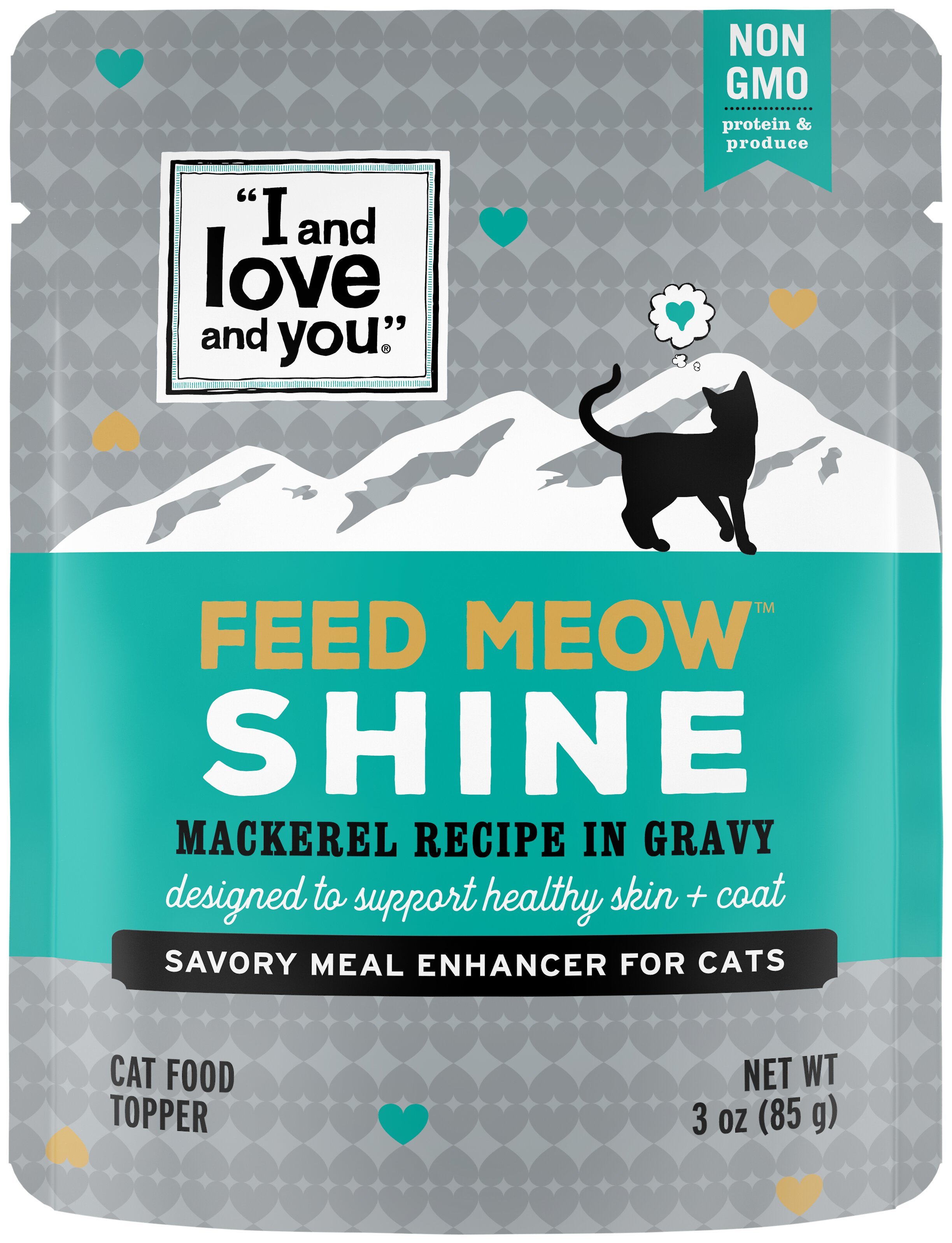 I AND LOVE AND YOU Feed Meow Shine Mackerel Recipe GrainFree Cat Food