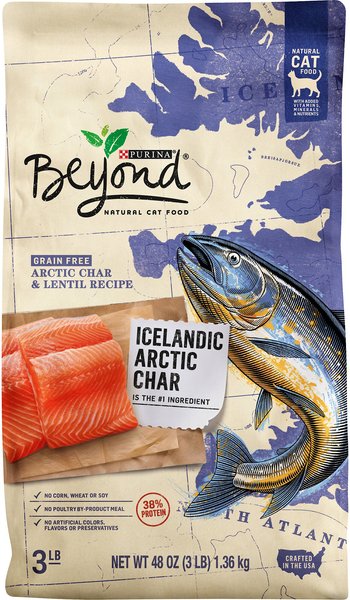 Purina Beyond Grain Free Icelandic Arctic Char Lentil Recipe Dry Cat Food