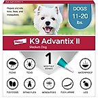 K9 Advantix II Flea & Tick Spot Treatment for Dogs, 11-20 lbs, 1 Dose (1-mo. supply)