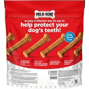Milk-Bone Original Brushing Chews Daily Dental Dog Treats, Large, 18 count