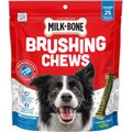 Milk-Bone Fresh Breath Brushing Chews Daily Dental Dog Treats, Small/Medium, 25 count