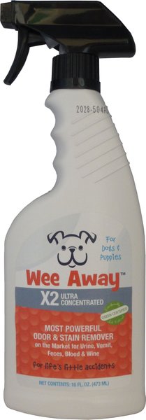 Wee Away X2 Ultra Concentrated Odor & Stain Remover for Dogs & Puppies, 16-oz spray slide 1 of 1