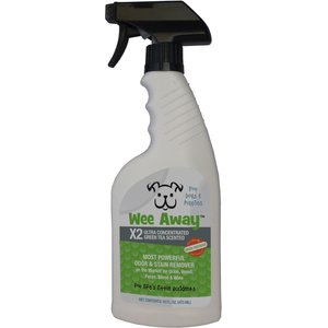 Wee Away X2 Ultra Concentrated Green Tea Scented Odor & Stain Remover for Dogs & Puppies, 16-oz spray