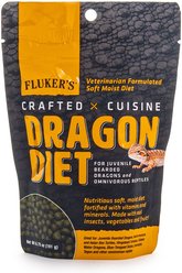 Fluker's Crafted Cuisine Juvenile Bearded Dragon Diet Reptile Food, 6.5-oz bag