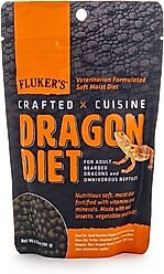 Fluker's Crafted Cuisine Adult Bearded Dragon Diet Reptile Food, 6.5-oz bag