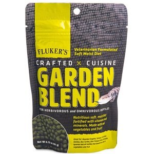 Fluker's Crafted Cuisine Garden Blend Reptile Food, 6.5-oz bag