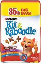 Kit & Kaboodle Outdoor Dry Cat Food, 35-lb bag