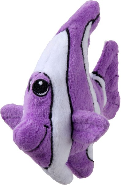 Smart Pet Love Tender Tuff Purple Angelfish Squeaky Plush Dog Toy slide 1 of 6